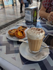 Cappuccino and Pastel de Nata